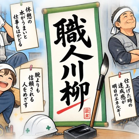 職人川柳　～　日常の一コマ　～ アイキャッチ画像